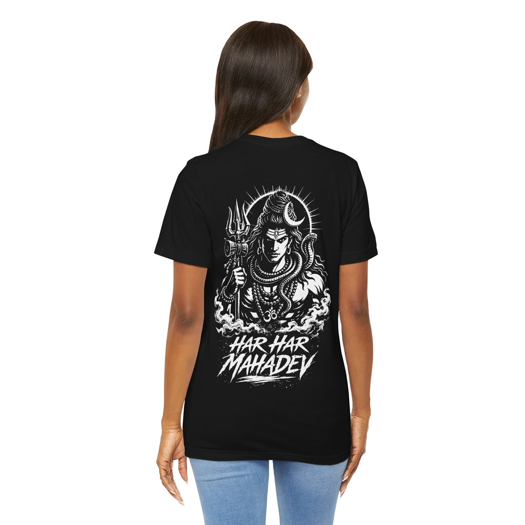Har Har Mahadev - Lord Shiva Graphic Black Tee