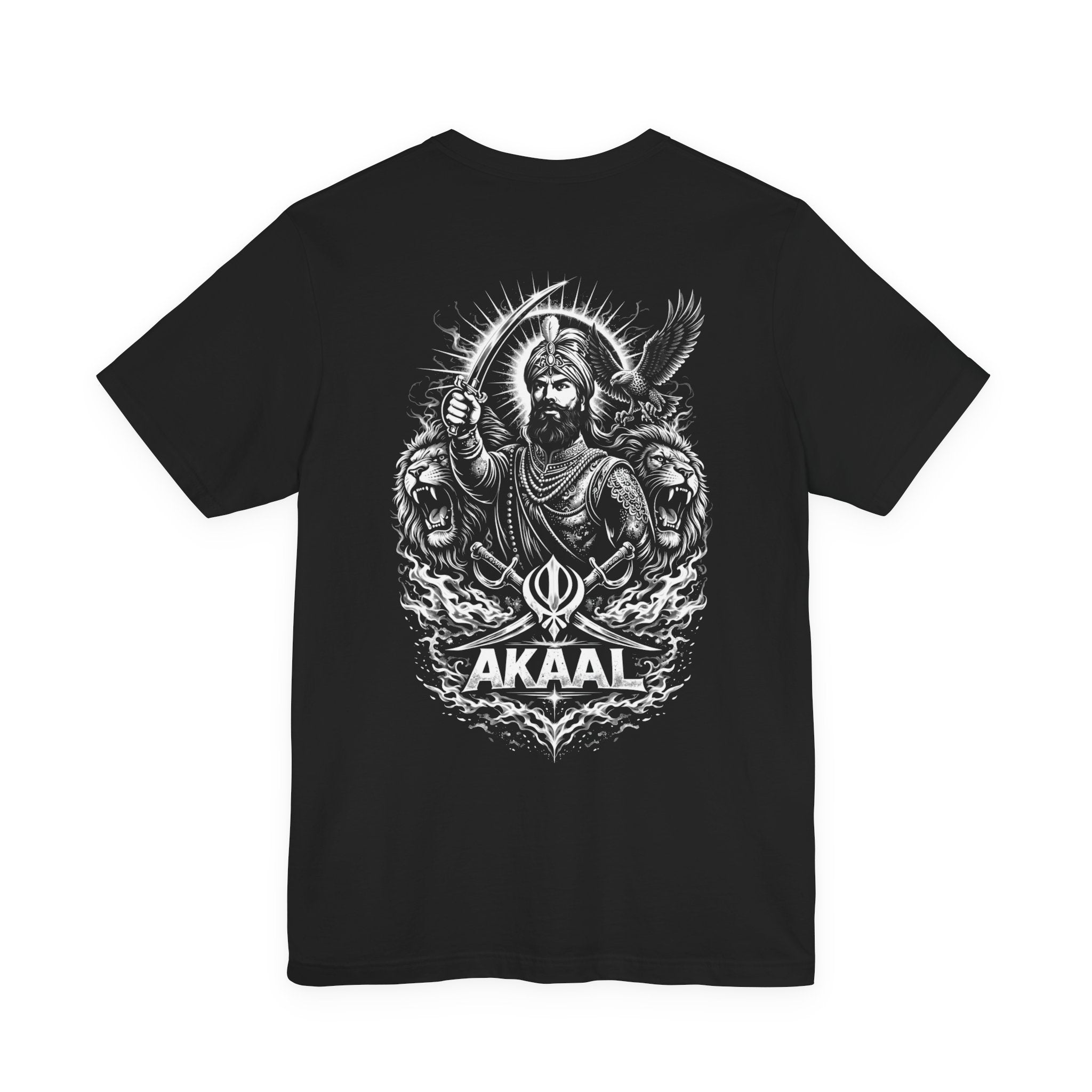 Guru Gobind Singh Ji - Akaal Graphic Black Tee