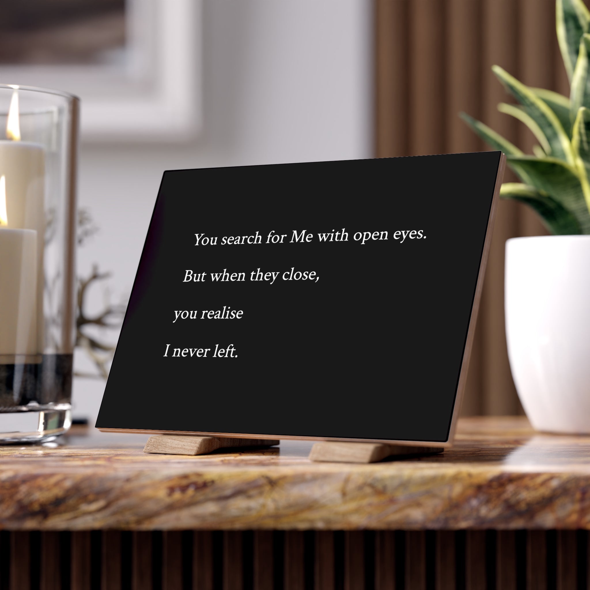 The Highest Truth - Ceramic Quote Tile