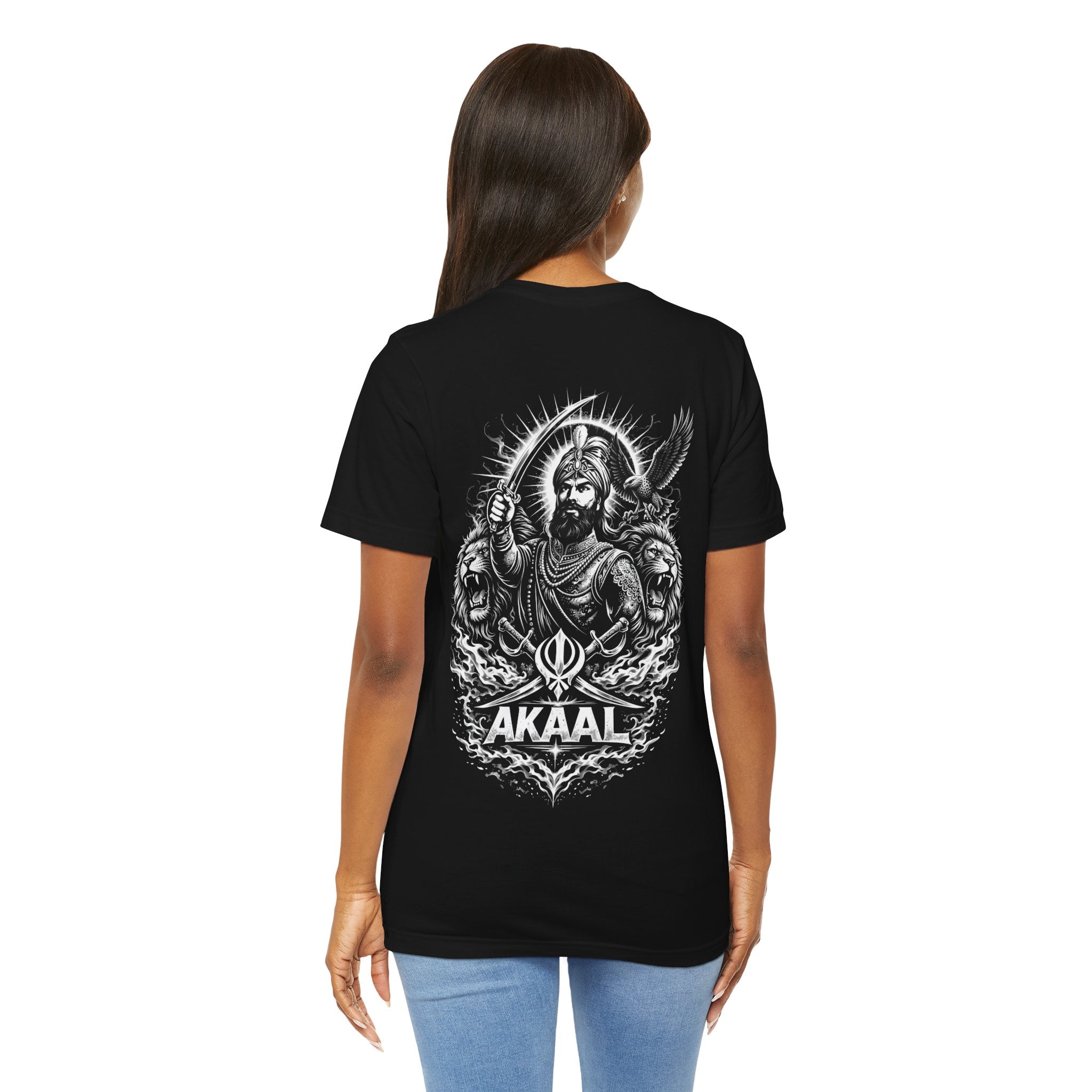 Guru Gobind Singh Ji - Akaal Graphic Black Tee