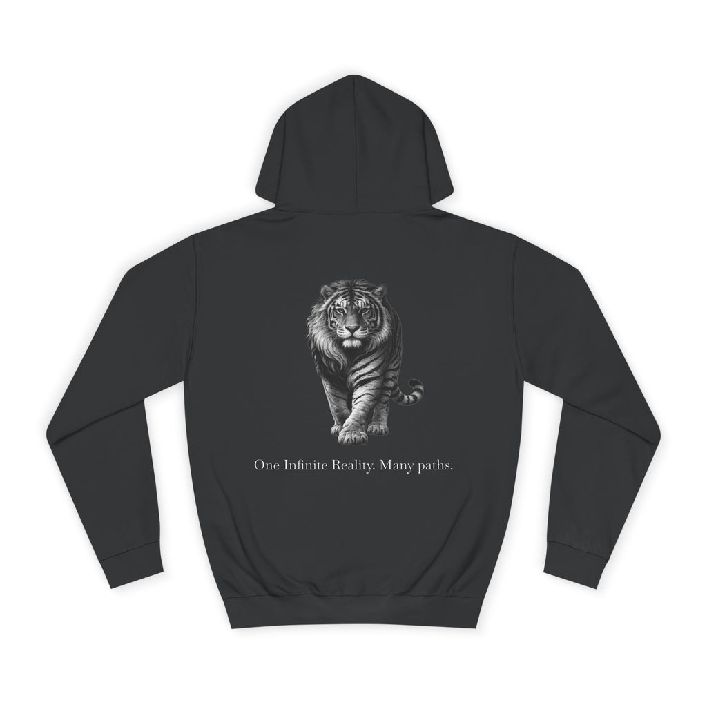 The Highest Truth - Men's Black Oversized Graphic Hoodie