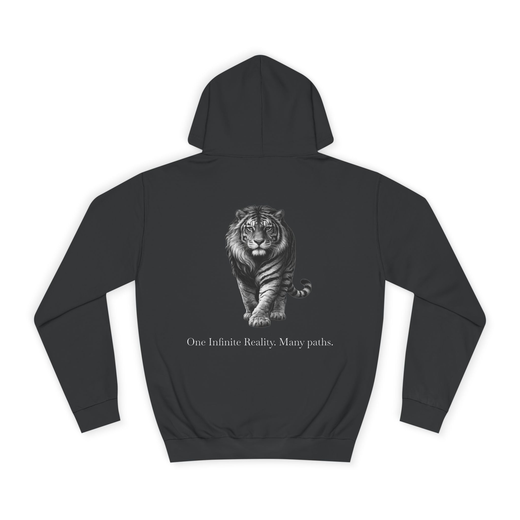 The Highest Truth - Men's Black Oversized Graphic Hoodie