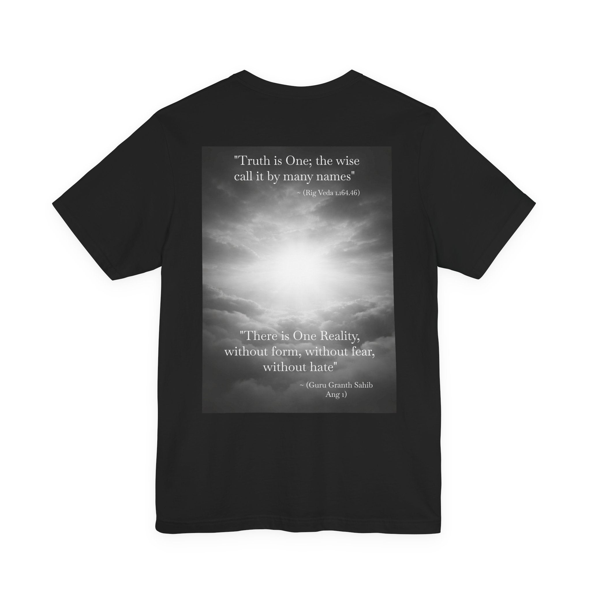 The Highest Truth - One Reality Graphic Black Tee