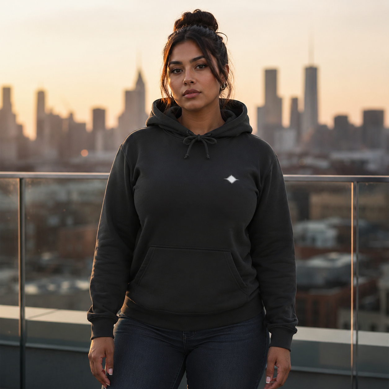 The Highest Truth - Men's Black Oversized Hoodie